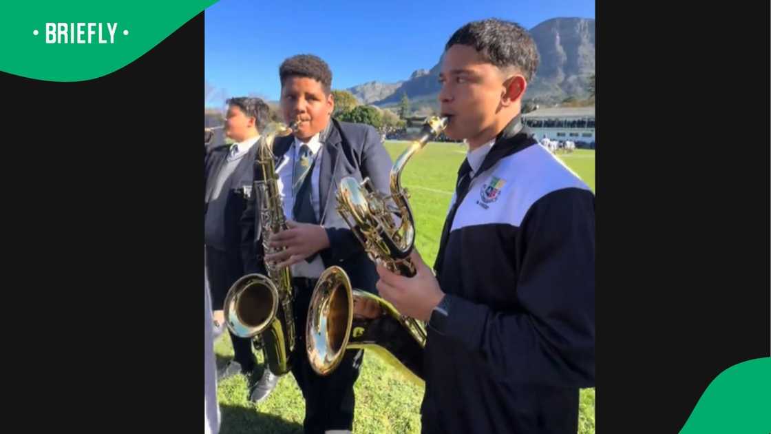 A Cape Town boys school showed off their latest war cry. A Cape Town boys school showed off their latest war cry.