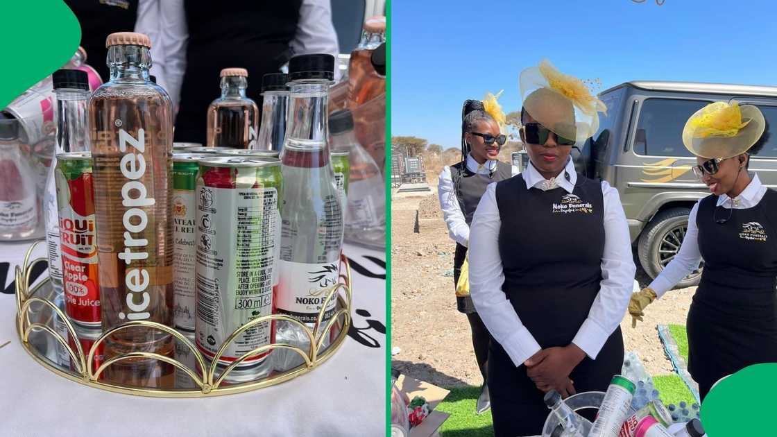 Mzansi outraged as funeral parlor serves alcohol at gravesite