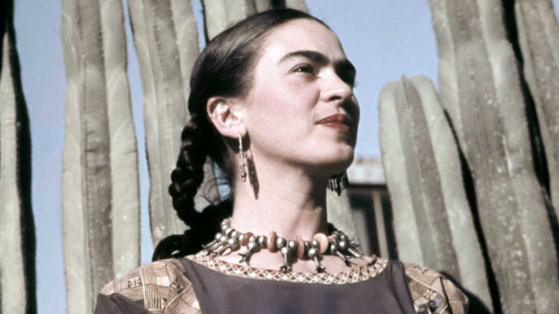 Frida Kahlo in Mexico City, Mexico. Frida Kahlo in Mexico City, Mexico.