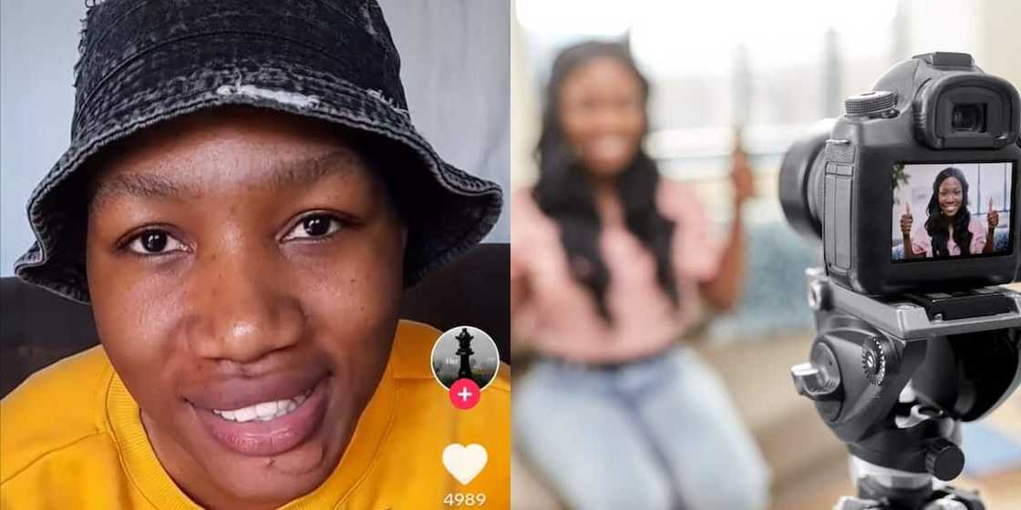 An unemployed young woman took to content creation as a result of not having a job. An unemployed young woman took to content creation as a result of not having a job.