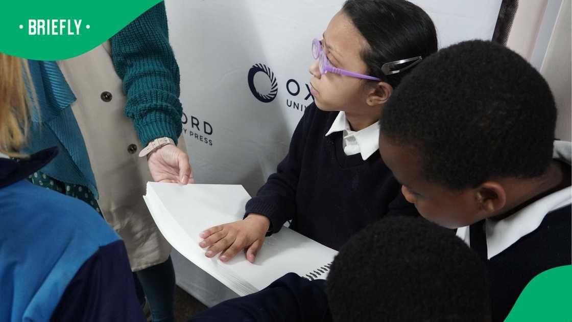 Learners from Athlone School for the Blind. Learners from Athlone School for the Blind.