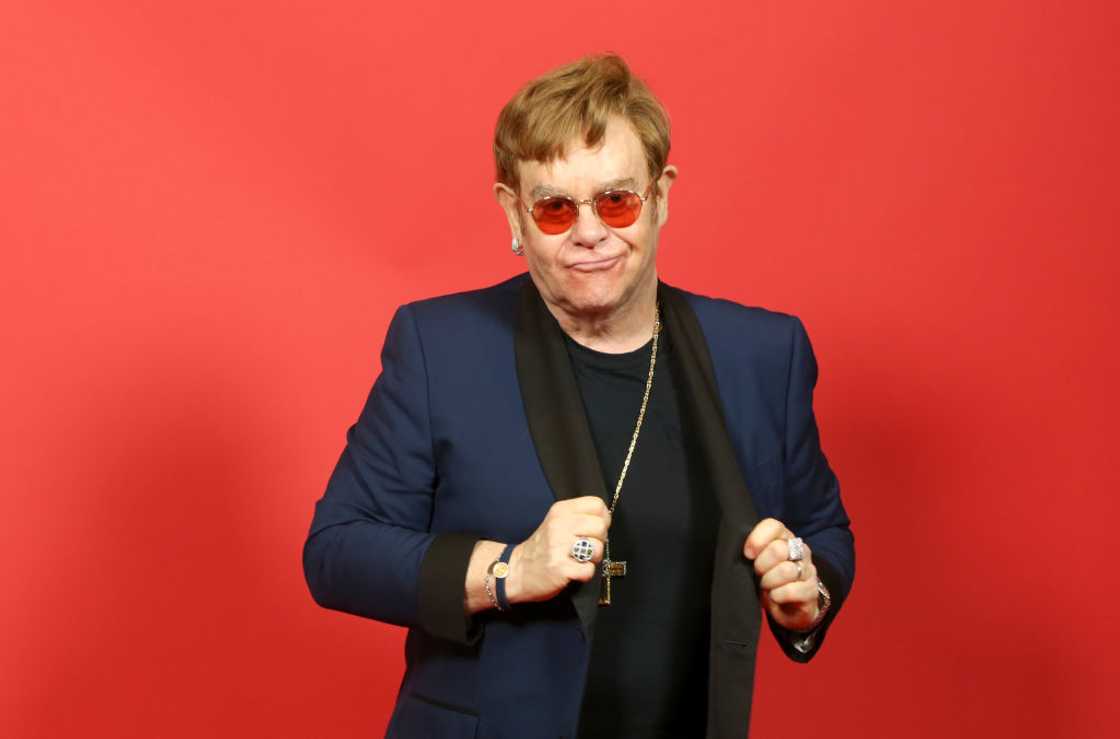 Elton John at The Dolby Theatre in Los Angeles, California, which was broadcast live on FOX on 27 May 2021. Elton John at The Dolby Theatre in Los Angeles, California, which was broadcast live on FOX on 27 May 2021.