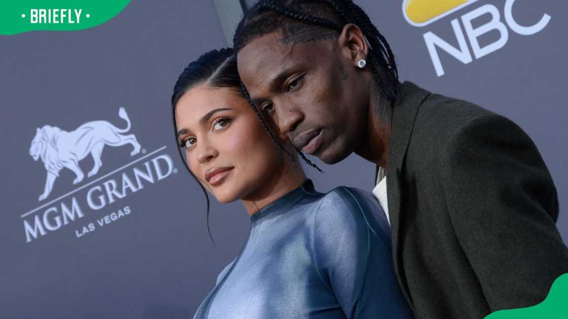 Kylie Jenner and Travis Scott at the 2022 Billboard Music Awards