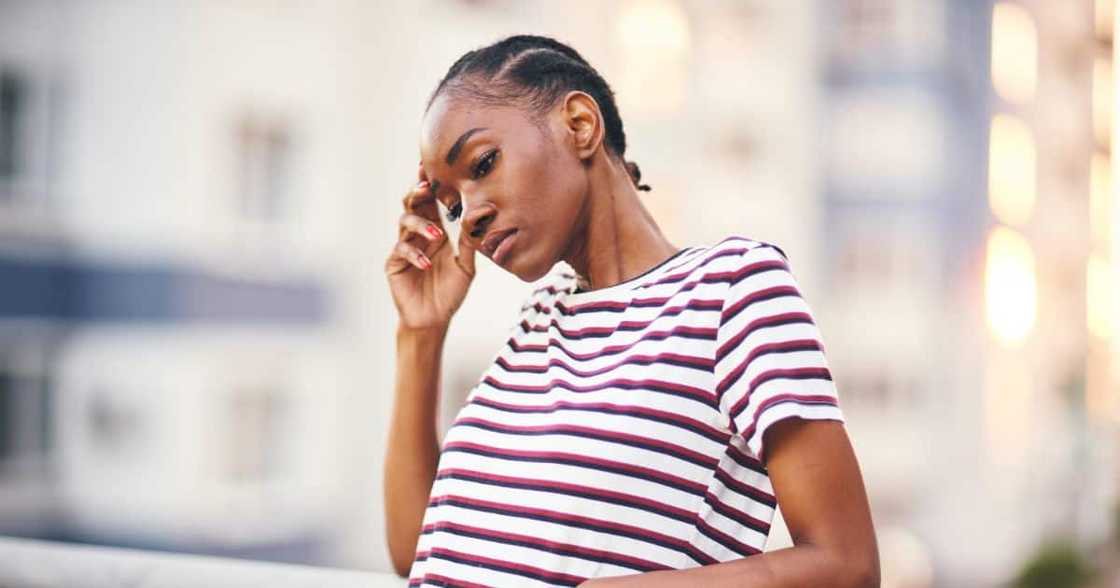 Woman looking sad Woman looking sad