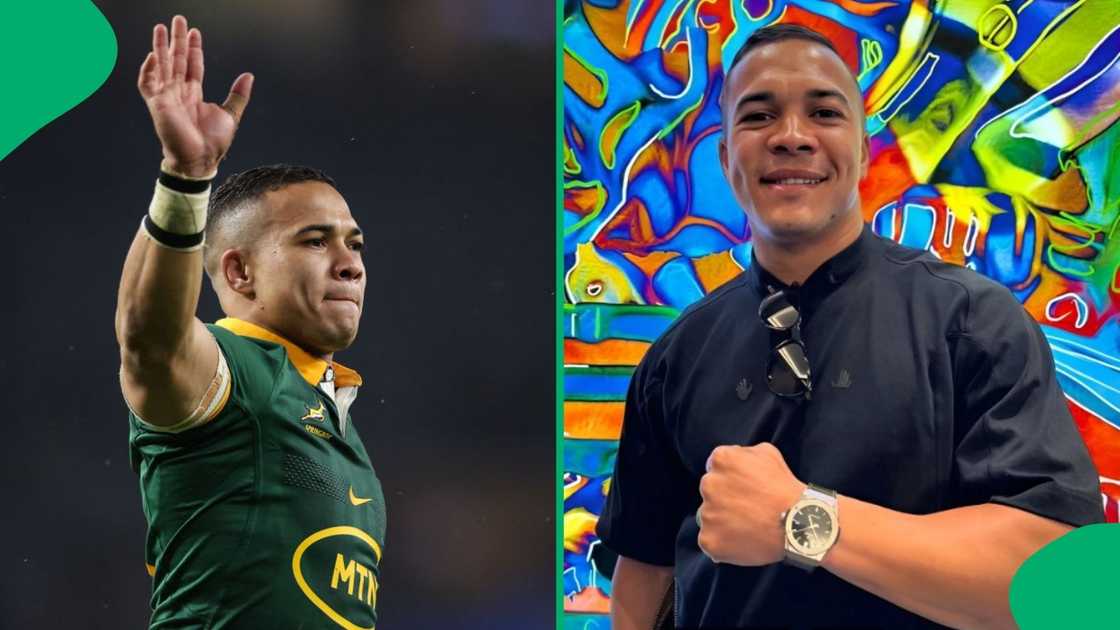 Cheslin Kolbe at the Autumn Nations Series and enjoying time away from the field.