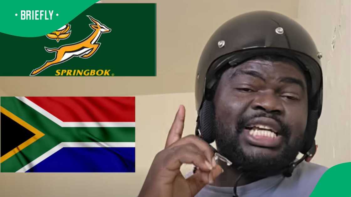 A Cameroon comedian. A Cameroon comedian.