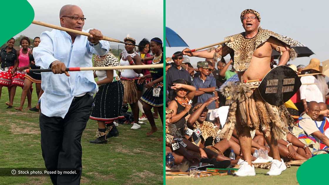 Jacob Zuma showed off Zulu moves, leaving the internet stunned.