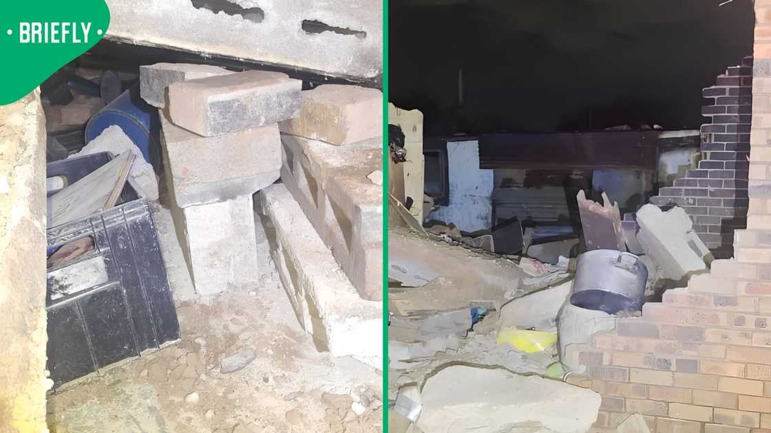 A building collapse in Soweto left three people dead A building collapse in Soweto left three people dead