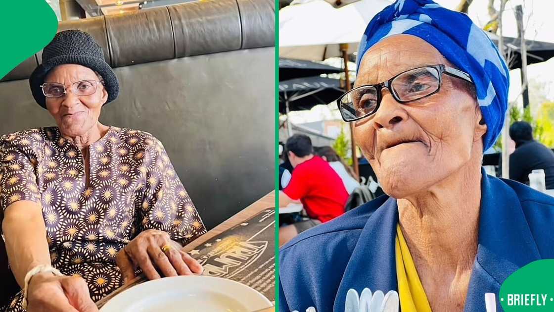 A granny amused many people online as she navigated her iPhone in a video. A granny amused many people online as she navigated her iPhone in a video.