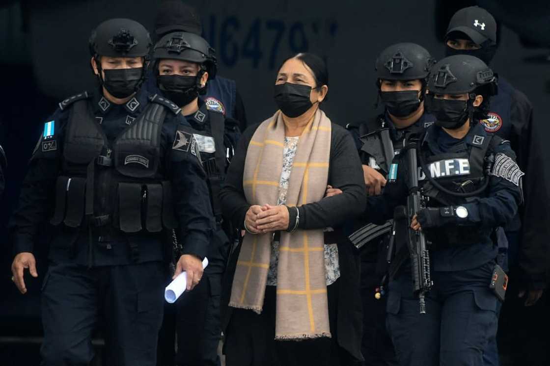 Herlinda Bobadilla, 61, is accused of running one of Honduras's largest drug cartels with her sons Herlinda Bobadilla, 61, is accused of running one of Honduras's largest drug cartels with her sons