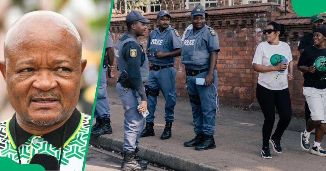 The South African Police Union told the new Minister of Police Senzo Mchunu to stay out of the SAPS' affairs The South African Police Union told the new Minister of Police Senzo Mchunu to stay out of the SAPS' affairs