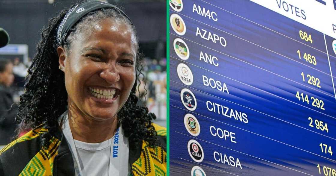 The MK Party's Duduzile Zuma-Sambudla has accused the IEC of vote rigging The MK Party's Duduzile Zuma-Sambudla has accused the IEC of vote rigging