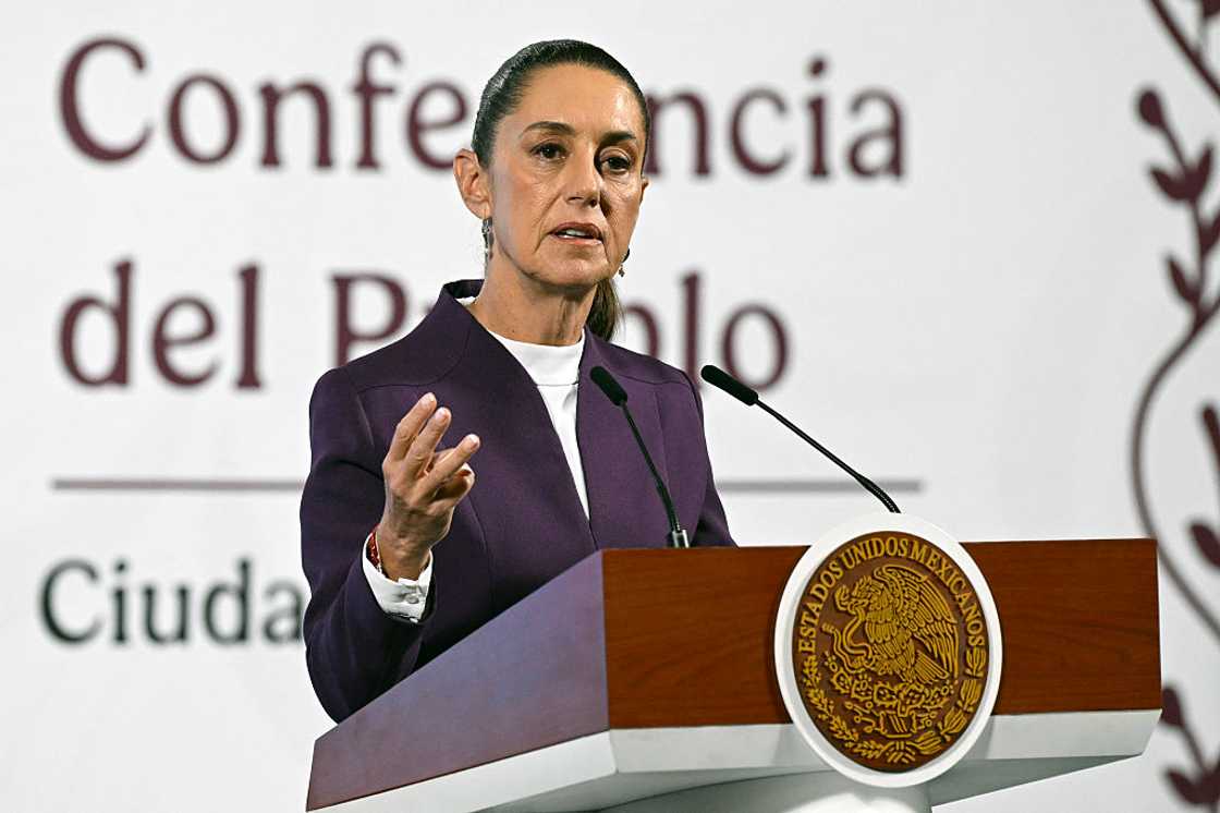 Claudia Sheinbaum in Mexico City.