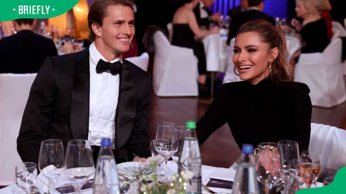 Alexander and Sophia at the 2021 Sportler des Jahres Award Gala Alexander and Sophia at the 2021 Sportler des Jahres Award Gala