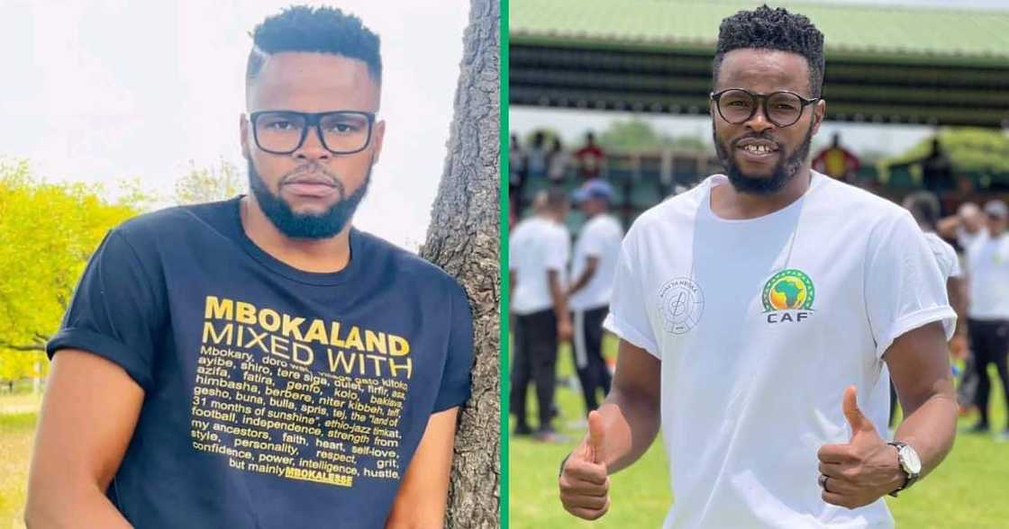 Willard Katsande was seen training with his son on social media Willard Katsande was seen training with his son on social media