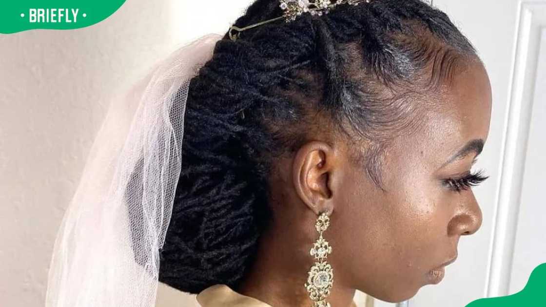 unique dreadlocks hairstyles for weddings