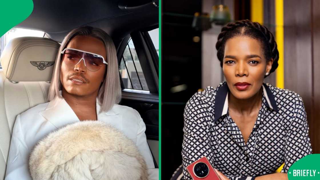 Somizi Mhlongo referred to Connie Ferguson as his role model Somizi Mhlongo referred to Connie Ferguson as his role model
