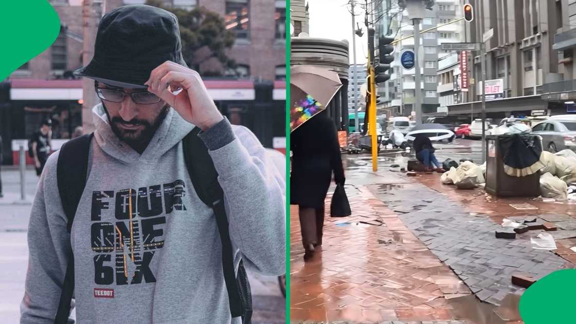 The viral video showed the ongoing issues of urban decay in the city centre