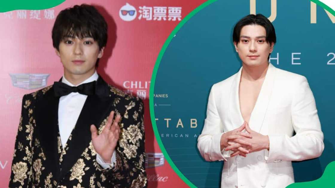 Mackenyu Maeda during the Shanghai International Film Festival in 2018 (L). The actor attending the Unforgettable Gala in 2023 (R) Mackenyu Maeda during the Shanghai International Film Festival in 2018 (L). The actor attending the Unforgettable Gala in 2023 (R)