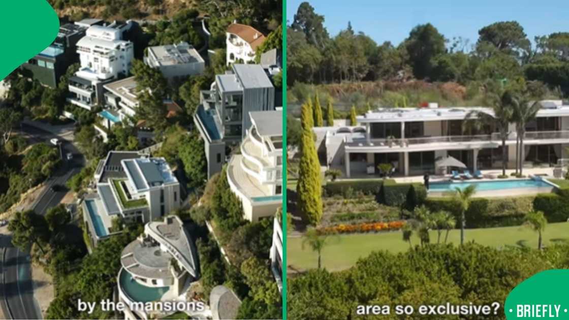 TikTok users were left stunned after a video revealed Cape Town’s wealthiest suburbs and their opulent homes