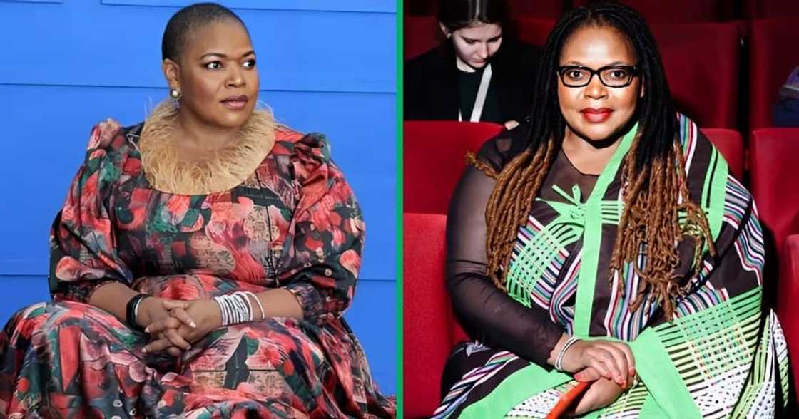 Flo Masebe has received her flowers as a talented actress. Flo Masebe has received her flowers as a talented actress.