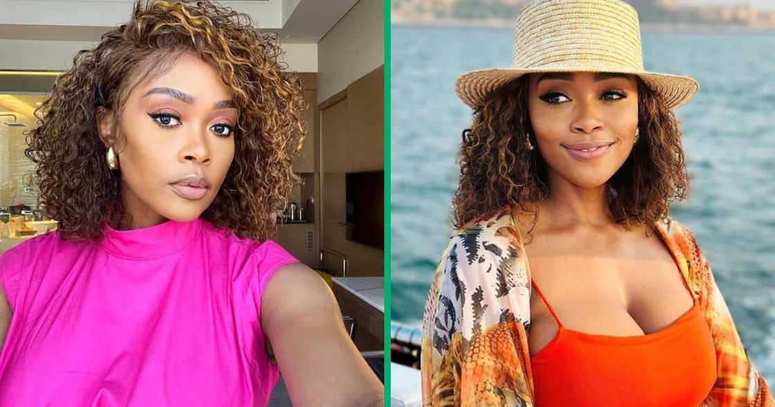 Thembi Seete enjoyed a trip to Dubai. Thembi Seete enjoyed a trip to Dubai.