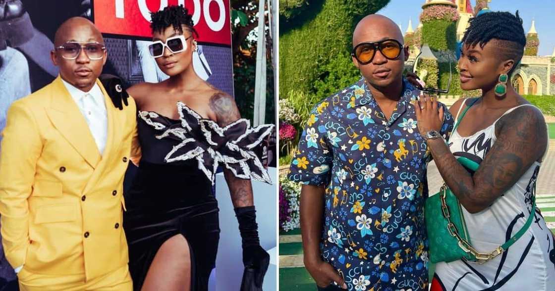 Khuli Chana and DJ Lamiez Holworthy Khuli Chana and DJ Lamiez Holworthy