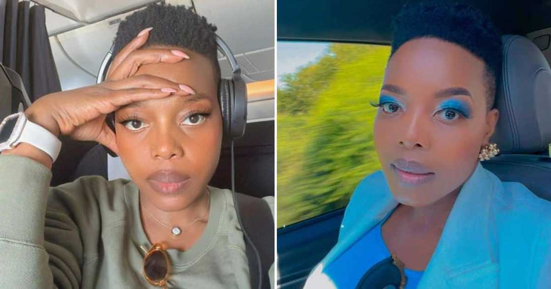 Nomcebo Zikode has denied she solved her issues with Open Mic Productions.