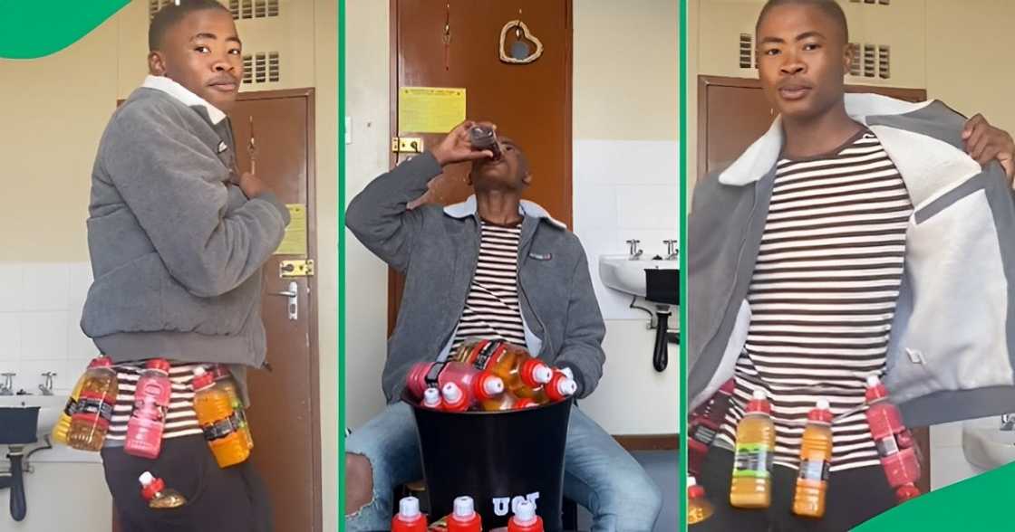 Mzansi floored by gent overdosing on juice