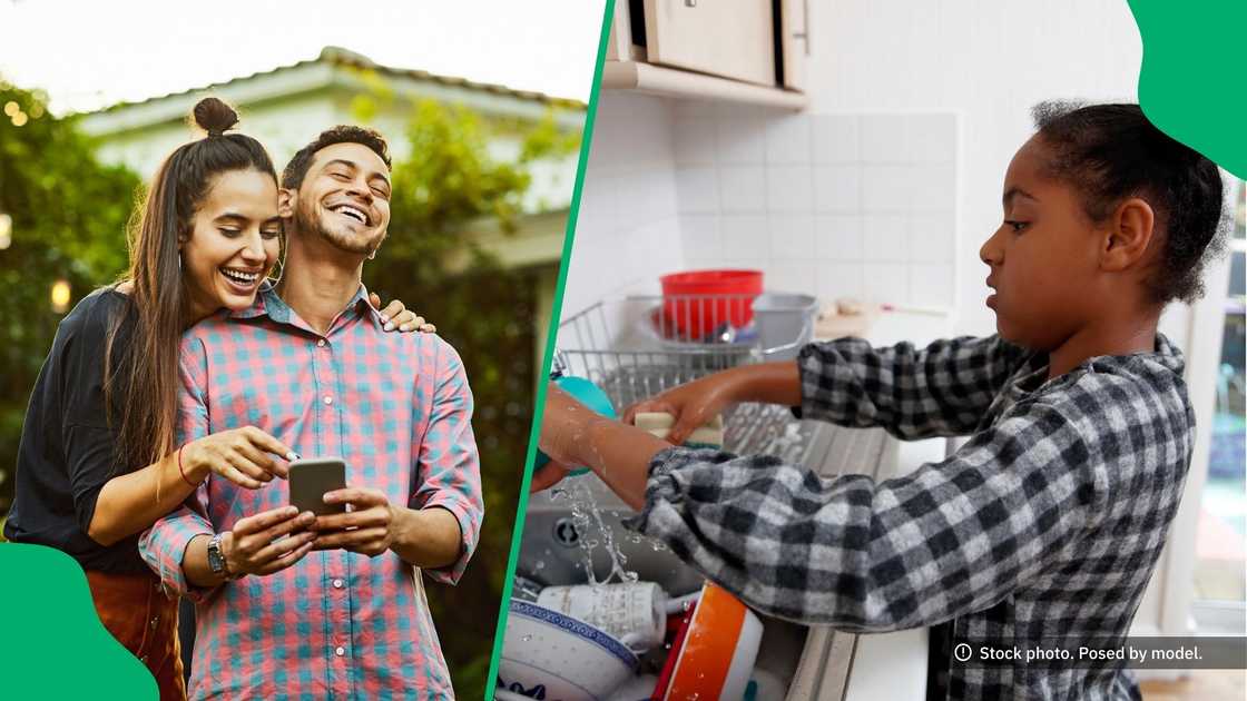 People adored a child's complaint about washing dishes. People adored a child's complaint about washing dishes.