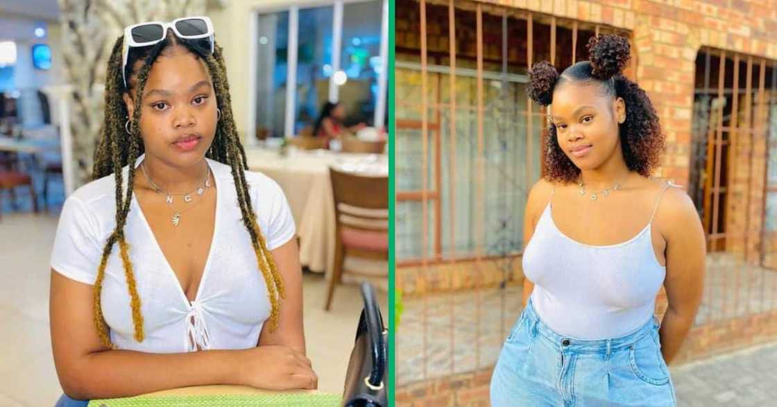 A TikTok video shows a woman showcasing her wig, which she bought from Shein. A TikTok video shows a woman showcasing her wig, which she bought from Shein.