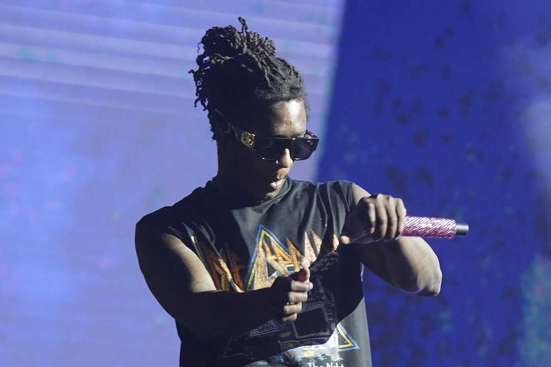 Young Thug performs in Austin, Texas Young Thug performs in Austin, Texas