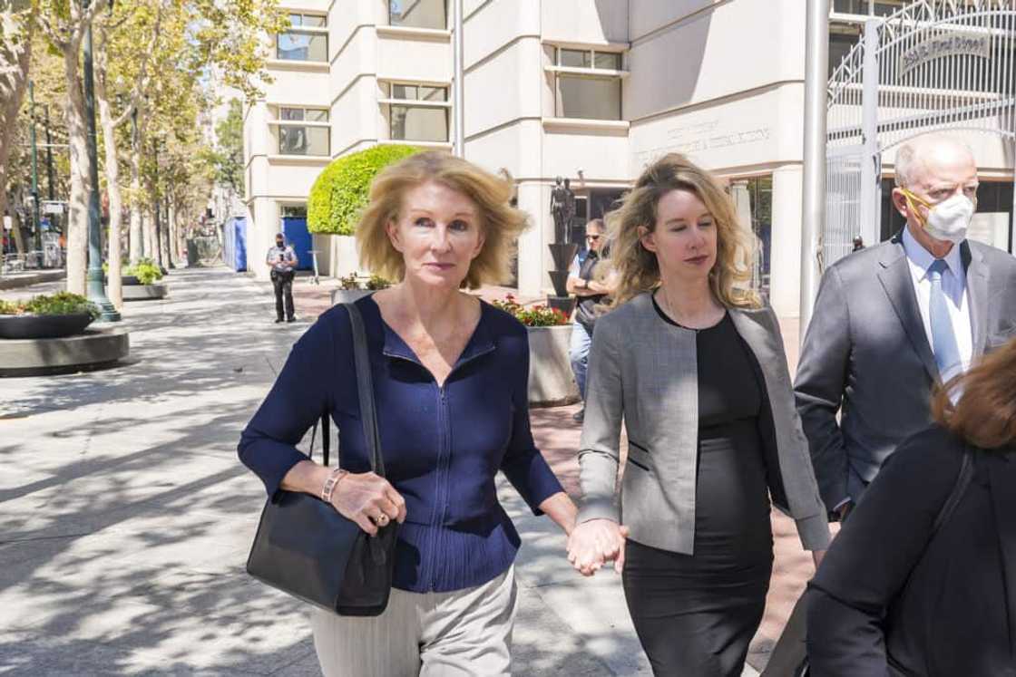 Elizabeth Holmes' mother Noel Anne Daoust Elizabeth Holmes' mother Noel Anne Daoust