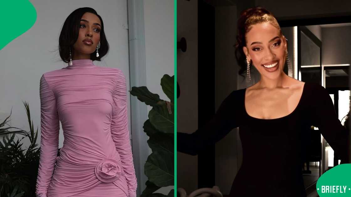 Sarah Langa bares all in backless dress