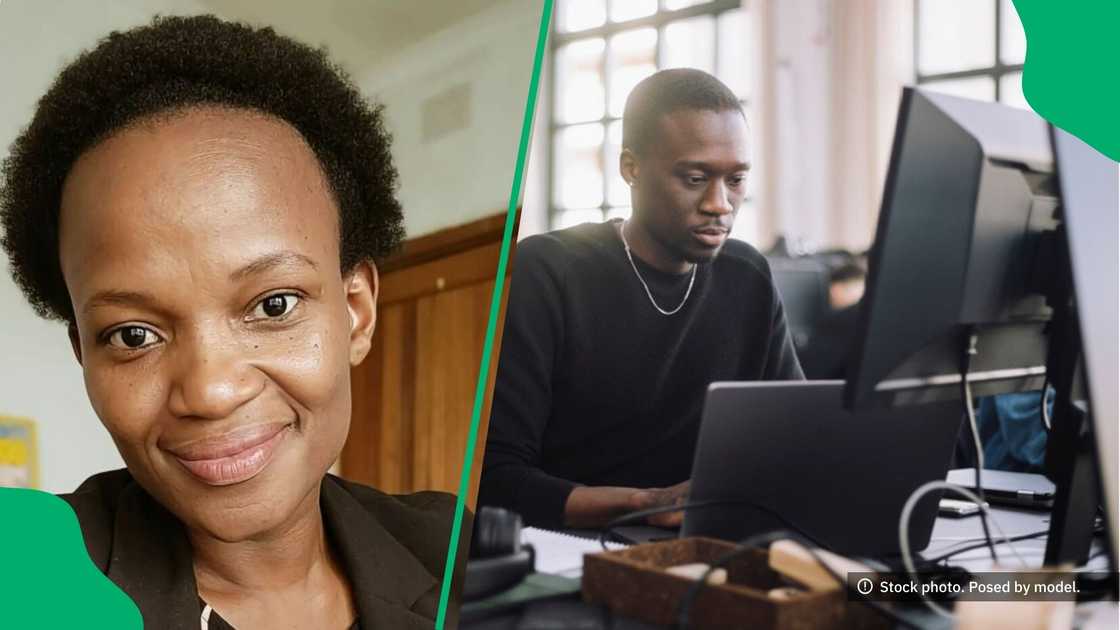 A lady showed off a software developer’s payslip in a TikTok video. A lady showed off a software developer’s payslip in a TikTok video.