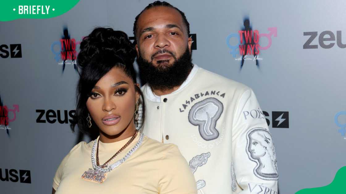 Joseline Hernandez and Balistic Beats during the 2025 premiere screening of Two Ways With Erica Mena Joseline Hernandez and Balistic Beats during the 2025 premiere screening of Two Ways With Erica Mena