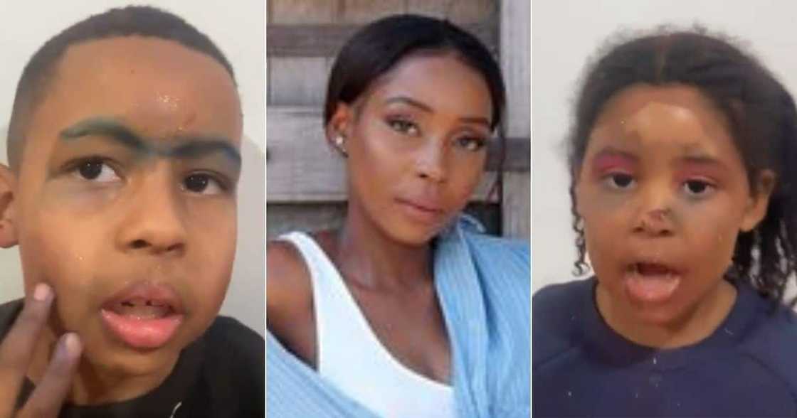 Mzansi, React, Hilarious, Video, Mom, Kids, Makeup