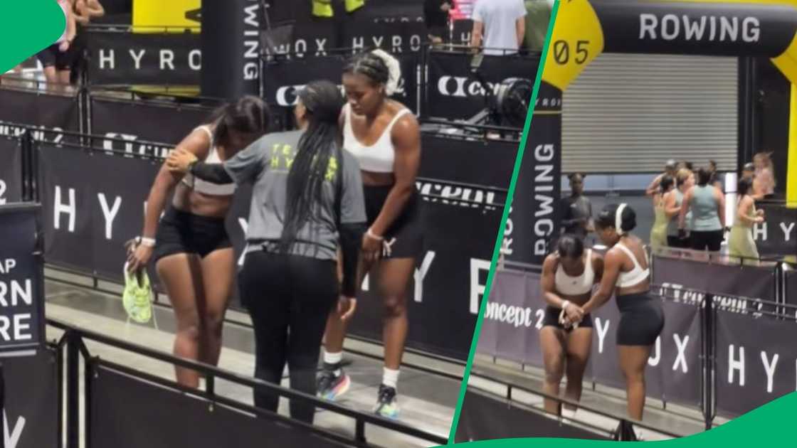 Woman outpaces Hyrox partner