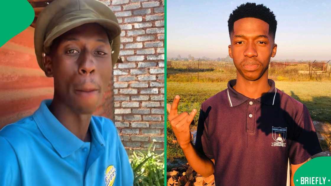 The man on the right is the one in the video who left South Africans discussing life’s unpredictability The man on the right is the one in the video who left South Africans discussing life’s unpredictability