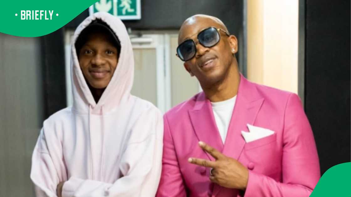 Netizens wished Theo Kgosinkwe's son a happy birthday