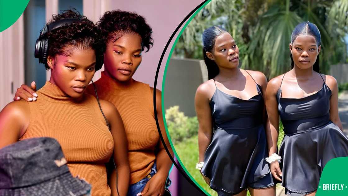 Qwabe Twins showed off their dance moves. Qwabe Twins showed off their dance moves.