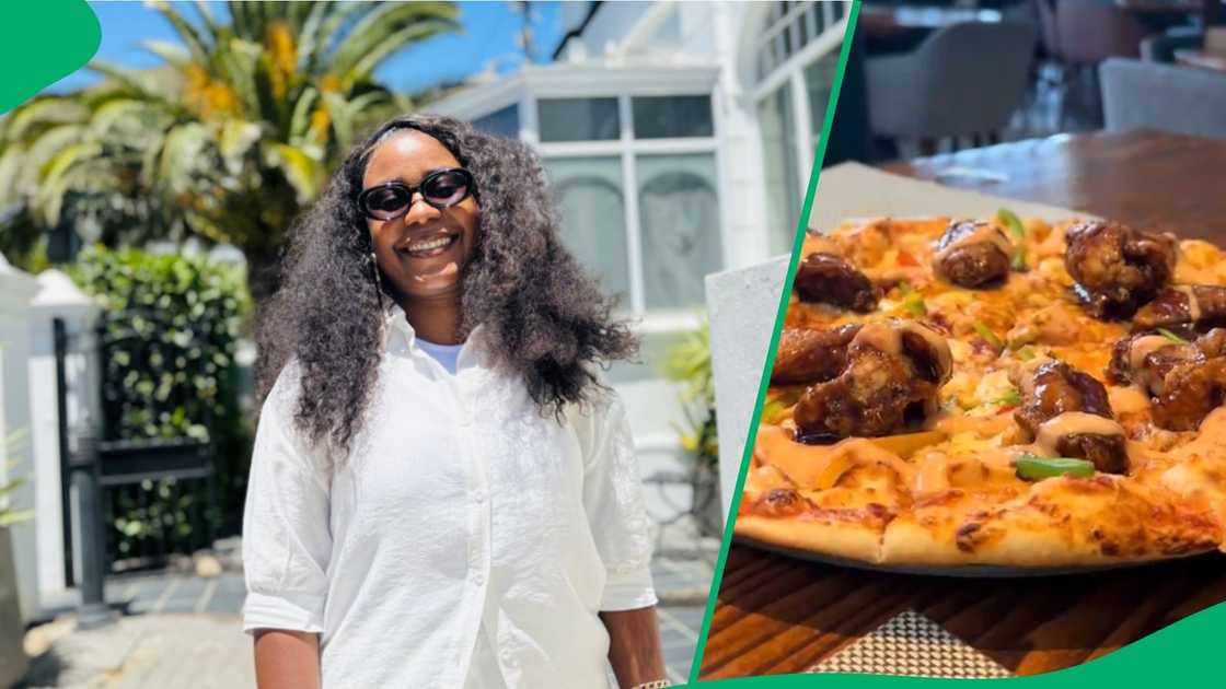 Social media users thanked a lady after showing them a new pizza at a local restaurant Social media users thanked a lady after showing them a new pizza at a local restaurant