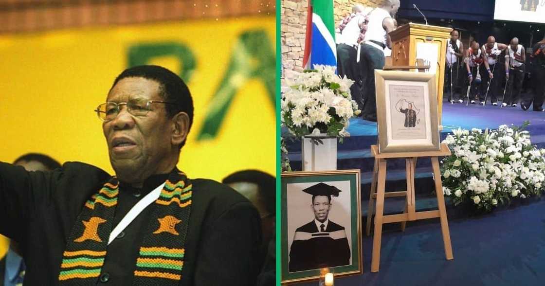 Dr Motsoko Pheko laid to rest on Saturday. Dr Motsoko Pheko laid to rest on Saturday.