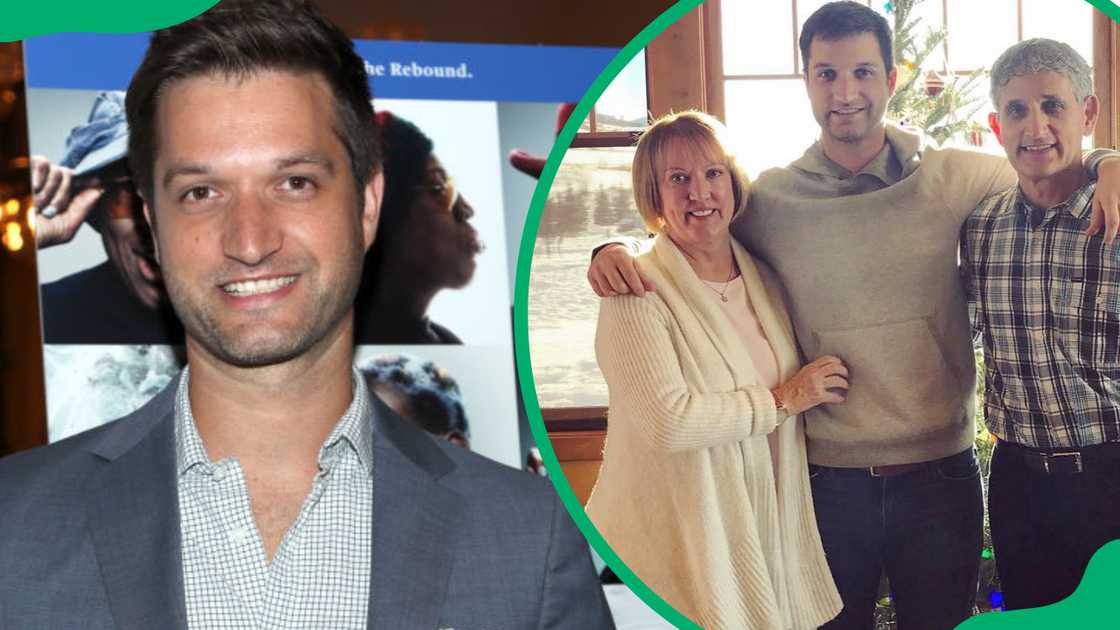 Todd Kapostasy at NeueHouse Los Angeles in 2019 (L). The director with his parents (R) Todd Kapostasy at NeueHouse Los Angeles in 2019 (L). The director with his parents (R)