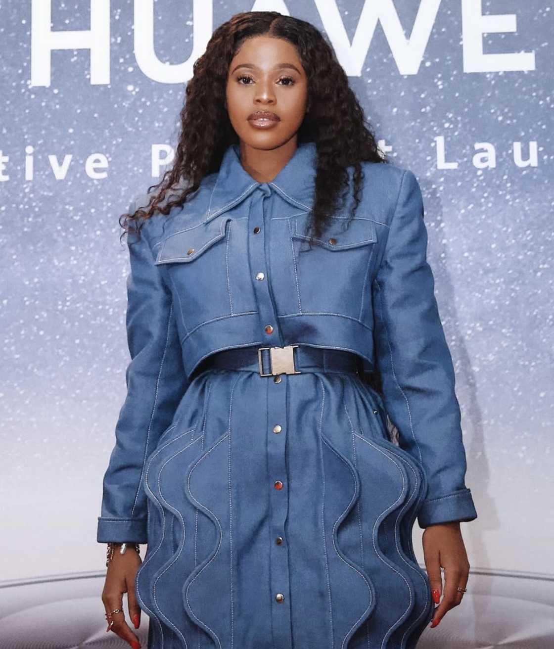Natasha Thahane flaunted her unique style Natasha Thahane flaunted her unique style