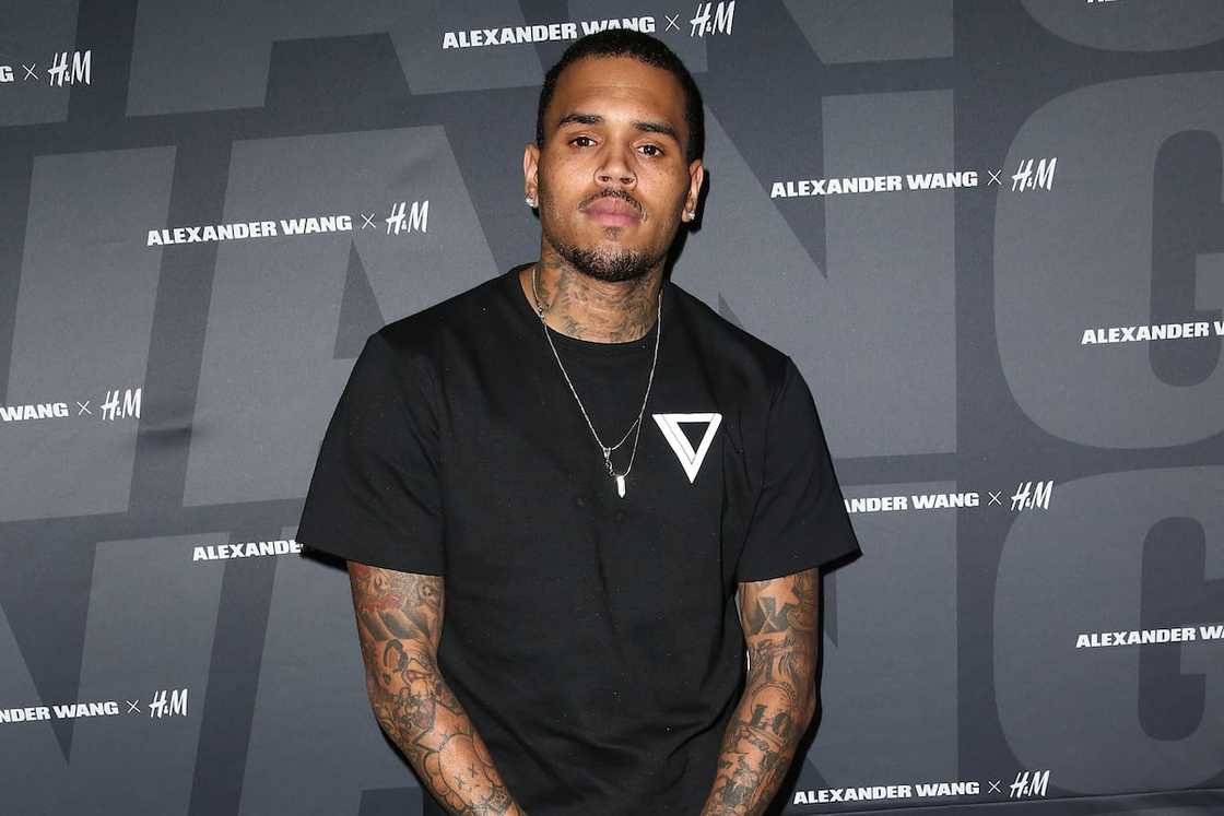 Chris Brown attends the Alexander x H&M Pre-Shop Party Chris Brown attends the Alexander x H&M Pre-Shop Party