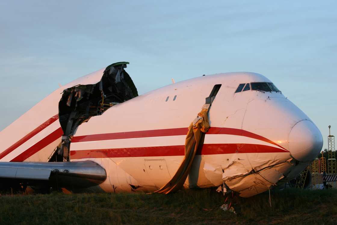 A plane crash