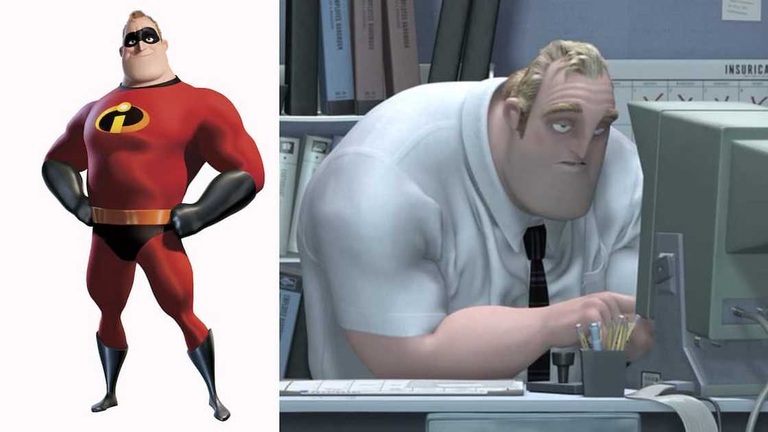 Mr. Incredible/Bob Parr from Disney Pixar's The Incredibles Mr. Incredible/Bob Parr from Disney Pixar's The Incredibles