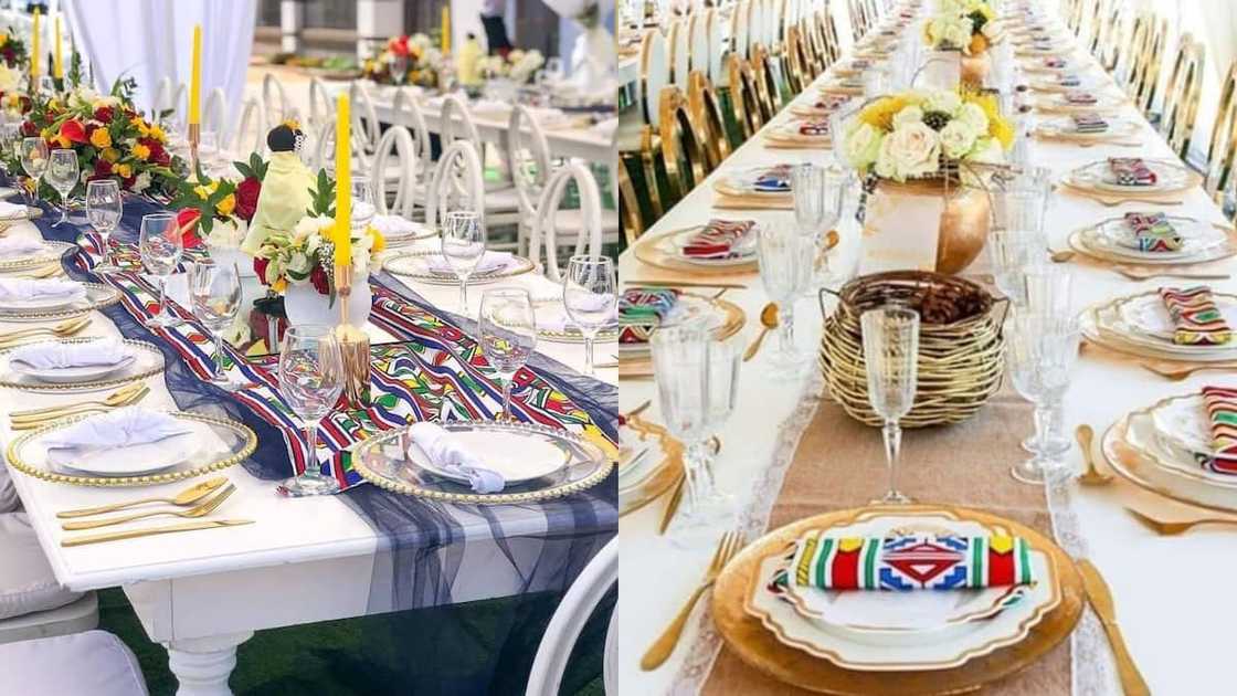 Sotho traditional wedding décor