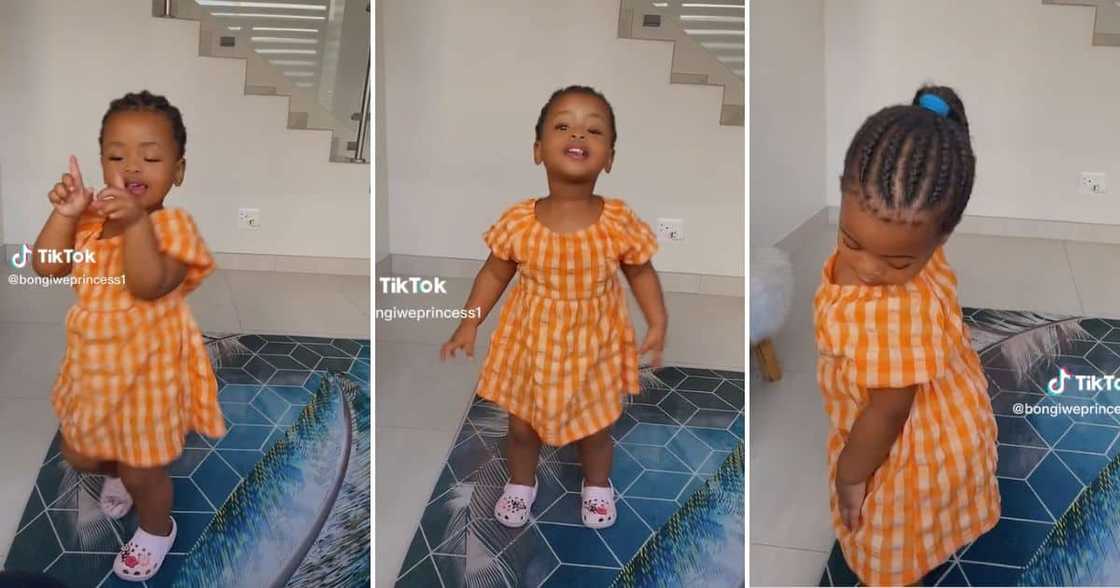 Baby girl does Bhebha dance challenge and trends on TikTok, after wowing the peeps Baby girl does Bhebha dance challenge and trends on TikTok, after wowing the peeps